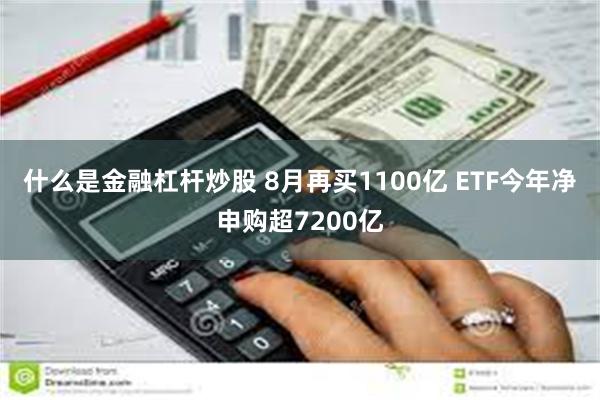 什么是金融杠杆炒股 8月再买1100亿 ETF今年净申购超7200亿