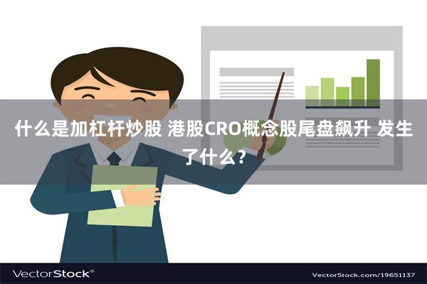 什么是加杠杆炒股 港股CRO概念股尾盘飙升 发生了什么？