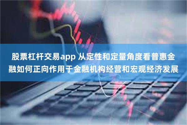 股票杠杆交易app 从定性和定量角度看普惠金融如何正向作用于金融机构经营和宏观经济发展