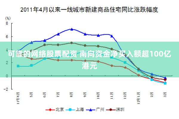 可靠的网络股票配资 南向资金净买入额超100亿港元